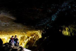 Jeskyně světlušek na Novém Zélandu