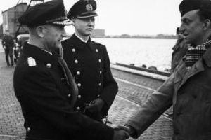 Velitel nacistických ponorek Karl Dönitz
