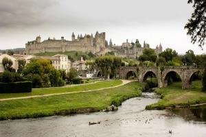 Majestátní hrad Carcassonne